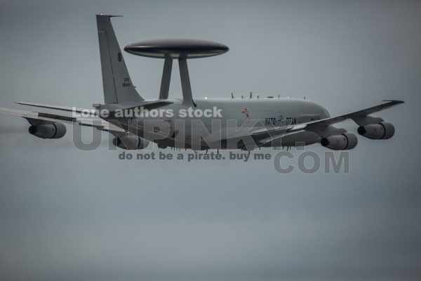 NATO Boeing E-3 AWACS radar plane