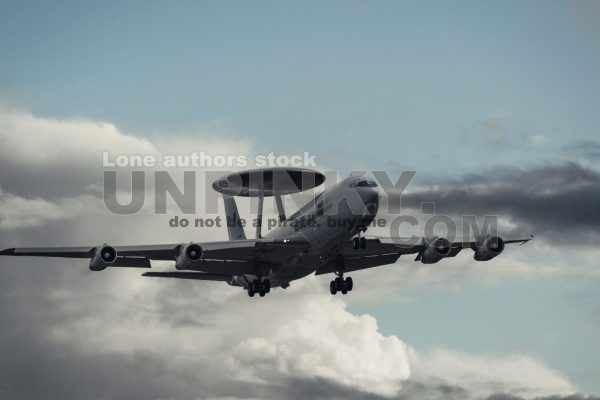 NATO Boeing E-3 AWACS radar plane
