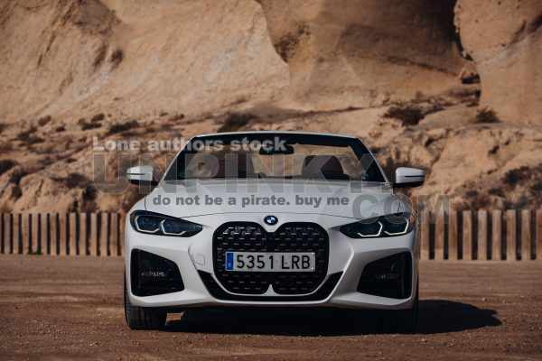 BMW 430i G23 convertible on the roads in Spain