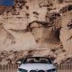 BMW 430i G23 convertible on the roads in Spain vertical | Editorial