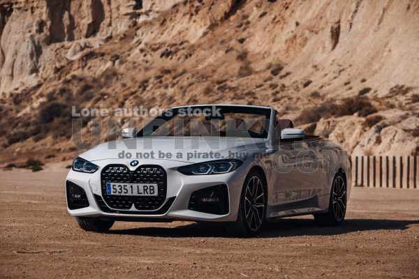 BMW 430i G23 convertible on the roads in Spain