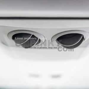 Air ventilation system in a car with air conditioning and warm airflow