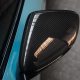Modern sport car carbon rear view mirror