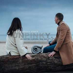 Love story with couple and newborn turbo charger for car engine