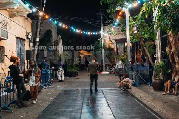 Modern hipster district at the center of Tel Aviv