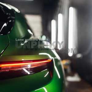 Supercar led taillight lamp at the car wash