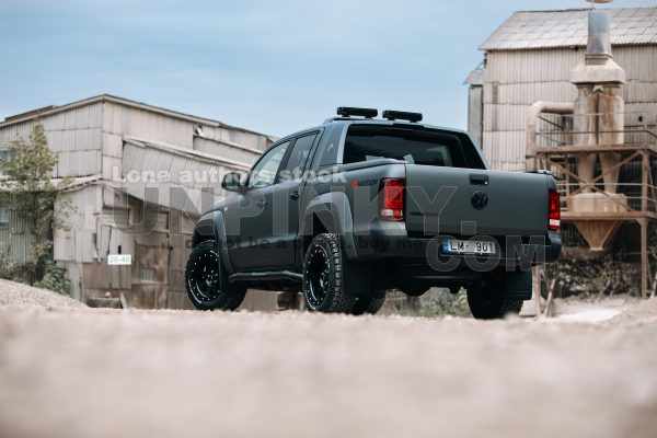 Volkswagen Amarok Aventura 4MOTION 3.0 V6 TDI front side at gravel extraction