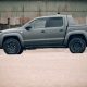 Volkswagen Amarok Aventura 4MOTION 3.0 V6 TDI  front side at gravel extraction | Editorial