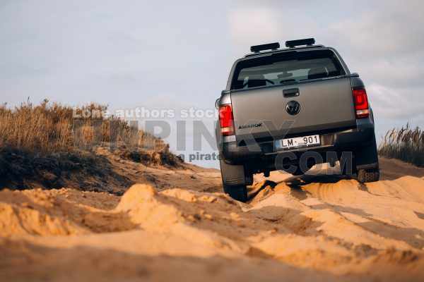 Volkswagen Amarok Aventura 4MOTION 3.0 V6 TDI back side at evening