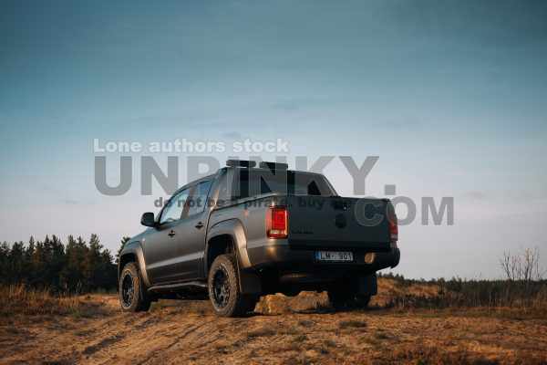 Volkswagen Amarok Aventura 4MOTION 3.0 V6 TDI back side at evening