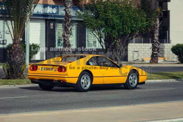 Ferrari 328 GTB at the street of Gibraltar